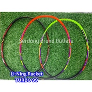 【Li-Ning Original】Lining Turbo 99 Raket Badminton Racket (Head Heavy - 84g) [UNSTRUNG]