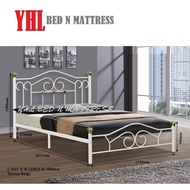 YHL Kristally Queen Size Metal Bed Frame (Free Delivery And Installation)