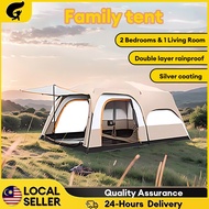 Khemah unta camping tent Besar Family Tent 8-12 person waterproof Kemah besar murah Outdoor family t