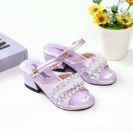 Sandal Anak Pesta Perempuan Ban2 Orchid Hak3cm Fashion