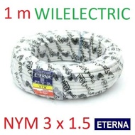 Kabel listrik kawat NYM 3 x 1.5 mm 3x1.5 mm eterna ecer per meter