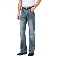 Men's High waist Flared jeans, Cassic Design Flared jeans Men's Blue Jeans