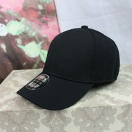 FULL CAP Baseball Cap Plain Cap Solid Color Peaked Cap Black / Grey Cap