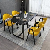 MONIX Modern Marble Dining Table &amp; Chairs