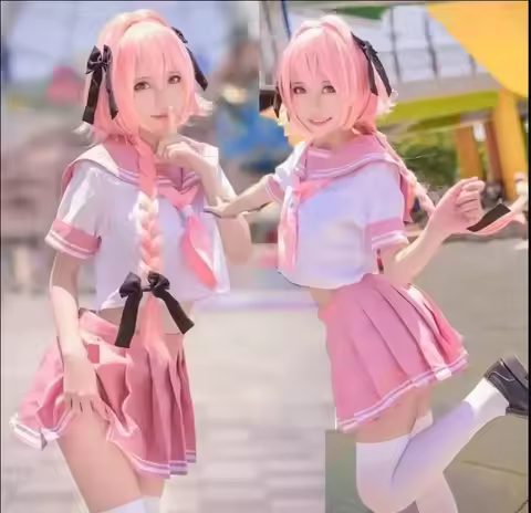Nouvelle tenue de cosplay Astolfo de Fate Apocrypha pour homme costume de marin pour femme, tenue d'