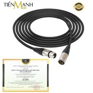 [Chính Hãng] Dây Cáp Micro Icon 2 Đầu Canon XLR CFM - 2.0 Dài 2m Balanced Cable Đực Sang Cái CFM2