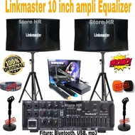 Termurah paket karaoke sound system linkmaster ampli Equalizer