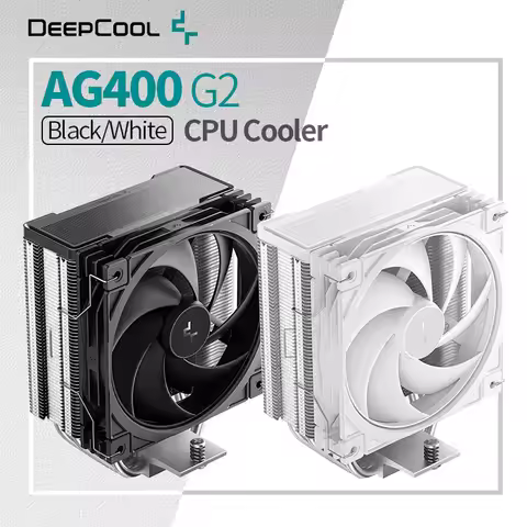 DeepCool AG400 G2 4 Heat Pipes CPU Air Cooler Avoid memory design 500-2200rpm 12cm PWM Fan Radiator 