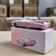 BIMIGO/Cadillac Convertible Classic Car Sports Car Pink Simulation Alloy Collection Toy Car Model202