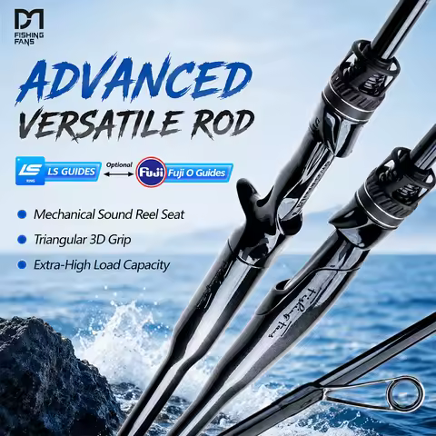 FISHINGFANS ORCA TAPERED HANDLE FUJI O /LS GUIDE RATTLE REEL SEAT L ML M POWER 1.98m 2.13m 2.43m Fis