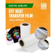 PET DTF Film 33cm Wide Hot/Cold PeelERA | Transfer Film for Grade A Clothing Screen Printing