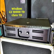 Power Amplifier Wisdom LX10000TD LX 10000 TD LX10000 TD 2 channel