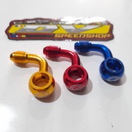 Banjo brake hose master brake and caliper 90 degrees