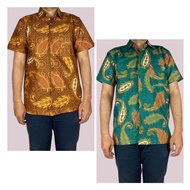 Kemeja Batik Indonesia Lelaki Baju Batik Jawa Baju Batik Indonesia (M-XL)