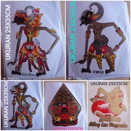 1 pcs stiker jumbo motif Wayang