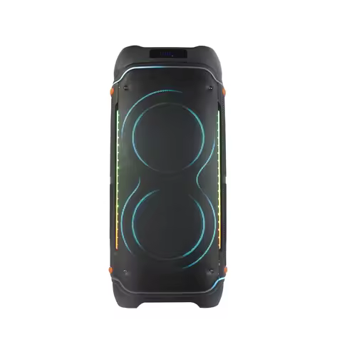 T Dual 8 Inch 100W Subwoofer Multimedia Home Cinema Portable Speakers Music Box Bluetooth TWS Trolle