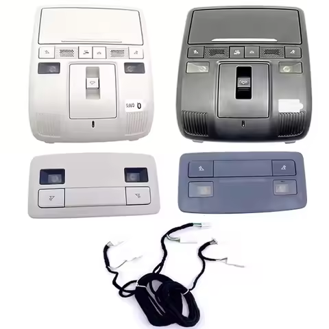 Car interior reading light ceiling light sunroof switch wiring harness gray black sold separately Fo
