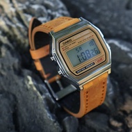 Cowhide Strap Genuine Leather 18mm Suitable for Casio Small Square A168W AE-1200/1300 A159 F105
