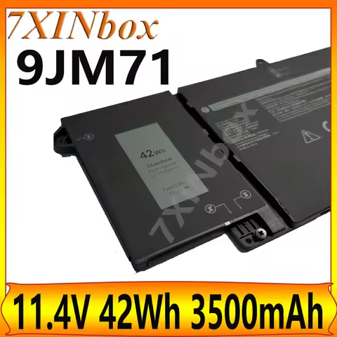 7XINbox 9JM71 11.4V 42WH 3500mAh Laptop battery For Dell Latitude 5320 7320 7420 7520 HDGJ8 MHR4G 7F