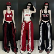 IDEA Set 3-hole shirt - striped sweatpants