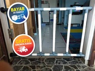 BAYAR DI TEMPAT Baby Gate / Baby Safety Gate Pagar Pengaman Bayi paralon / Pagar pengaman bayi / pag