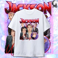 เสื้อยืด Jackson Wang แจ็คสัน หวัง  เสื้อยืดนักร้อง ไอดอลเกาหลี เสื้อยืด เสื้อวง got7 team wang หล่อ เสื้อยืดพิมพ์ลาย