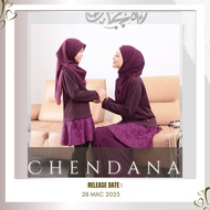 Tshirt muslimah Humaira Chendana by HD | Tshirt cotton ironless | Sedondon ibu dan anak | Baju raya2023