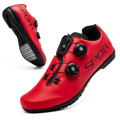 Rubber Soled Cycling Shoes Unlocked Flat Shoes Men Cycling Sports Shoes Women Breathable Boots for C