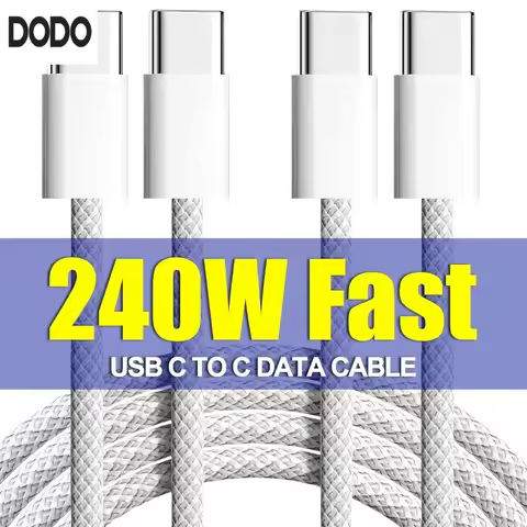 2Pcs 240W 60W Fast Quick Charging 2M 6FT USB C to USB-C PD Cable For Samsung S20 S23 S24 S25 Htc lg 