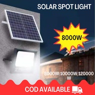 8000W Solar light outdoor lighting Solar Spotlight lampu solar IP67 Waterproof solar led Street ligh