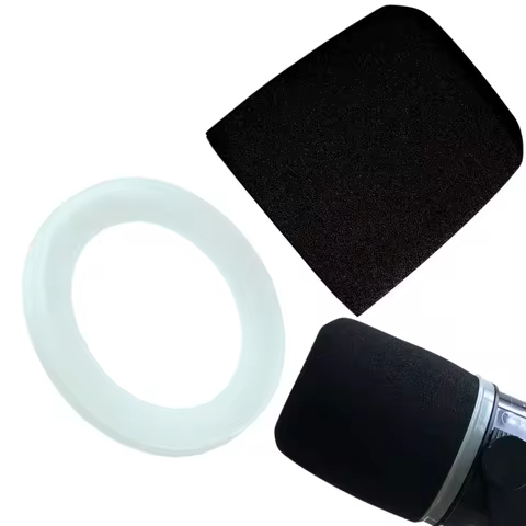 MV7 Foam Microphone Covers for Shure MV7, MV7X, MV7i, MV7+ Pop Filter RK345 Windscreen Accessory