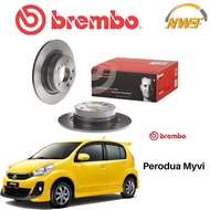 BREMBO DISC ROTOR FRONT PERODUA MYVI LAGI BEST / AXIA / BEZZA