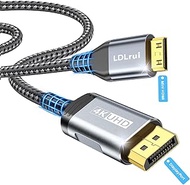 LDLrui DisplayPort to Mini HDMI Cable 6.6FT,UHD 3840P/4K@60Hz DP to Mini HDMI Uni-Directional Cord (