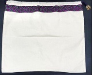全新包郵 名牌 Tory Burch 紫綠紋 金扣索袋 塵袋 Dust Bag 聖誕