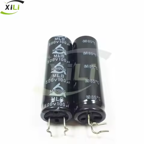 5PCS/LOT Original Sanying LCD Power Filter Electrolytic Capacitor 500V100UF 100UF 500V 16X50MM