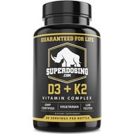 Best Value Max Strength 10,000 iu Vitamin D3 and 1500 mcg Vitamin K2 Supplements 1 Bottle Pk D3K2 Vi