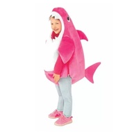 MERAH Baby shark kids halloween costume halloween costume baby shark 2- Pink, 90