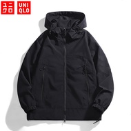 UNIQLO Outdoor Jacket Men's Sports Jacket High Quality Windproof Hooded Jacket