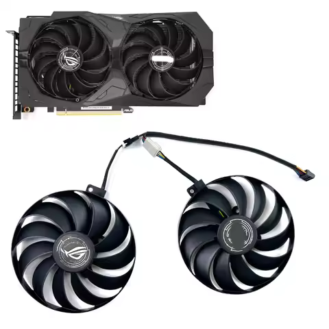 NEW Cooling Fan T129215SU FDC10U12S9-C 6PIN 95MM For ASUS ASUS ROG Strix GTX 1660 1650 SUPER GTX1650