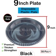 9 Plastic Plate / PP 9-inch Plate (230mm)Party/Catering/Buffet/Event Plate MTP varity colour 50pcs±