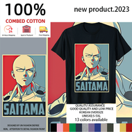 พร้อมส่ง เสื้อยืดอนิเมะ One Punch Man พิมพ์ลายสำหรับผู้ชายและผู้หญิง