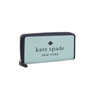 [Kate Spade] Long Wallet Outlet Leather Light Blue Multi ELLA COLORBLOCK PEBBLED LEATHER LARGE CONTINENTAL WALLET K7179-960