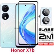 2in1 Screen Protector Film For Honor X7b 2023 Transparent Phone Screen Protector For Honor X7b Honor