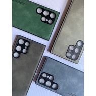 [LEATHER CASE] Samsung S24 Ultra 5G Case | Sheepskin Texture Case | Samsung S24Ultra 5G Casing | Sam