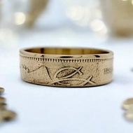 摩洛哥硬幣戒指 20 生丁 1407 (1987)，摩洛哥硬幣戒指，摩洛哥戒指