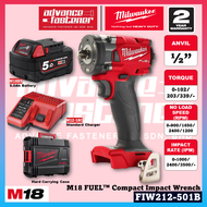 MILWAUKEE FIW212-501X / FIW212-0X0 M18 FUEL™ Impact Wrench ½"