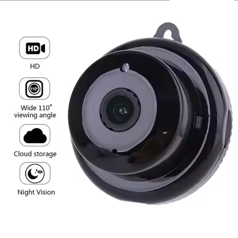 Loop Recording Wifi 1080P Camera 360 Degree Fisheye Wi-fi Ip Camera Without Blind Spots Perfect for 