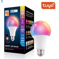 Tuya Smart Bulb Light 10w Bluetooth-compatible Lamp E27 B22 Rgbw Led Lamp Color Changing Lampada Rgb