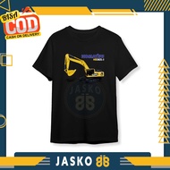 Excavator T-shirt Komatsu HB365-1 Heavy Equipment Operator Distro T-shirt