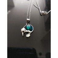 Ammolite pendent with silver 925 necklace